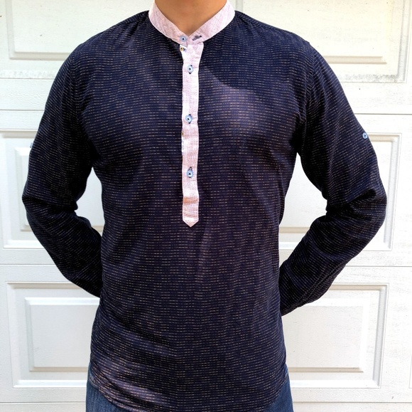 tudors slim fit long sleeve